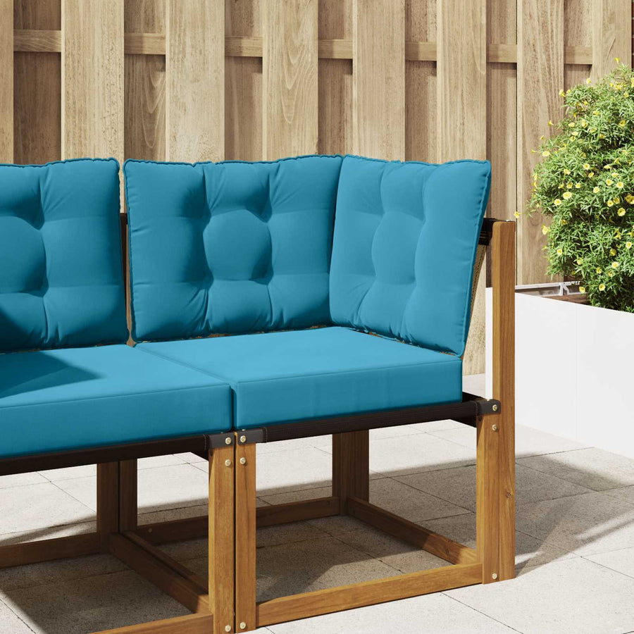 Buiten bankkussen 3 pcs Koninklijk Blauw Polyester