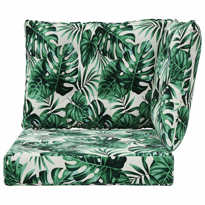 Buiten bankkussen 3 pcs Bladpatroon Polyester