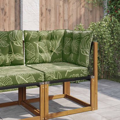 Buiten bankkussen 3 pcs Bladontwerp Polyester