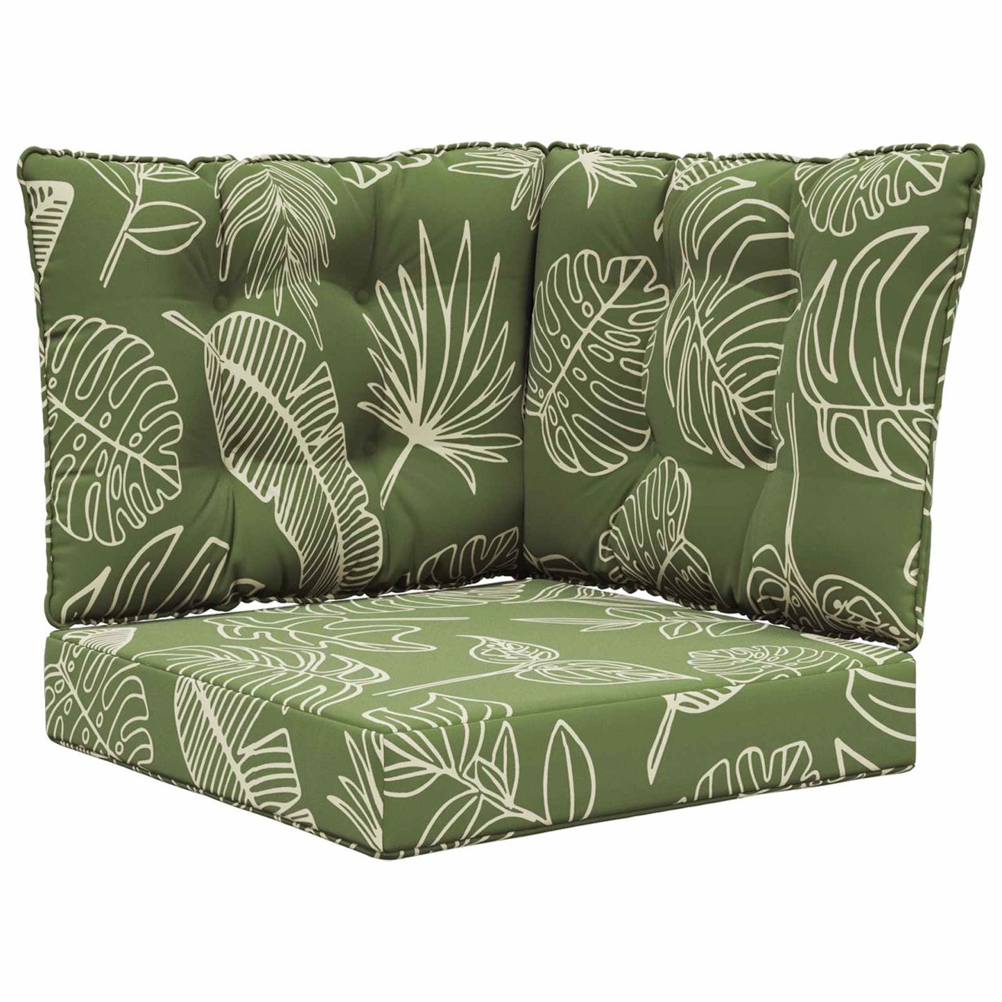 Buiten bankkussen 3 pcs Bladontwerp Polyester