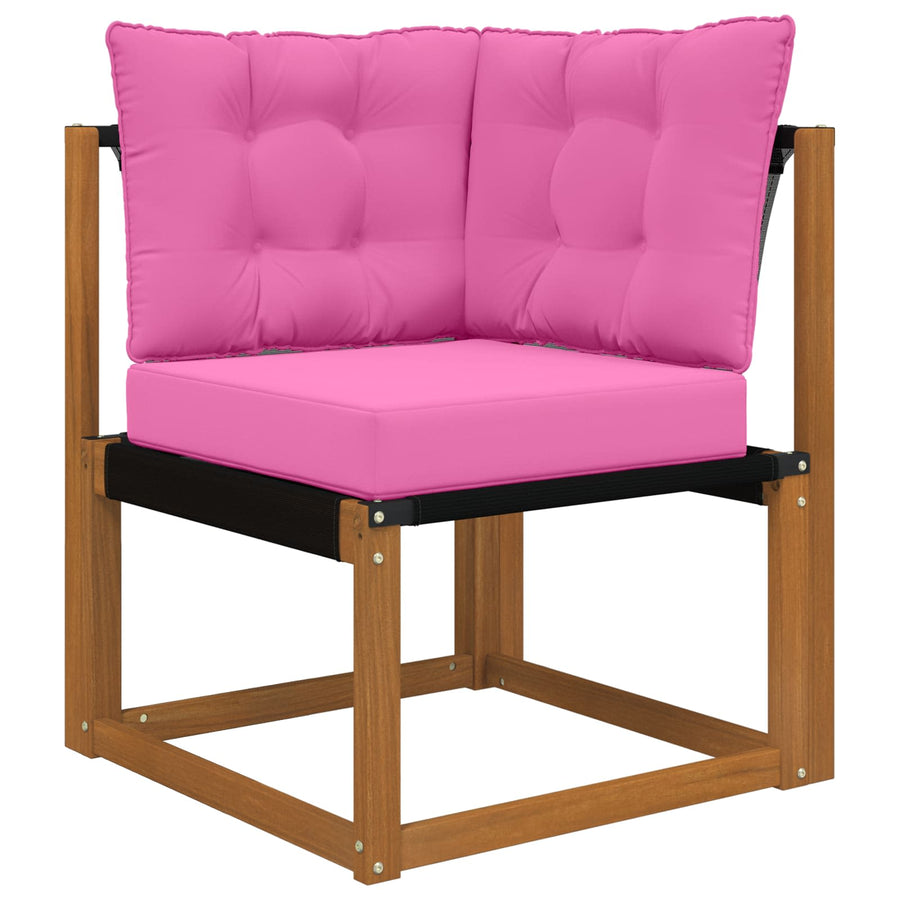 Buiten bankkussen 3 pcs Roze Polyester