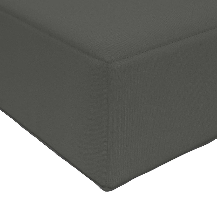 Buiten bankkussen Antraciet 80 x 80 x 8 cm Polyester