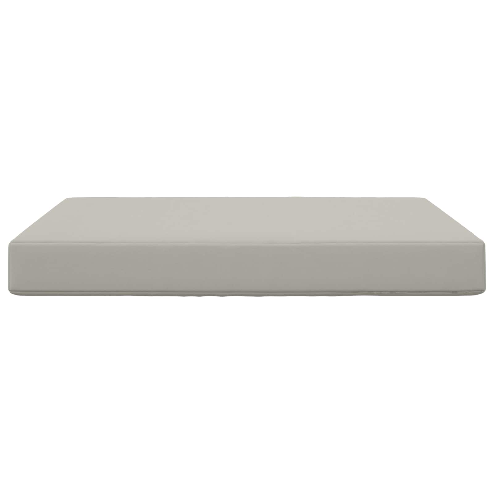 Buiten bankkussen Grijs 80 x 80 x 8 cm Polyester