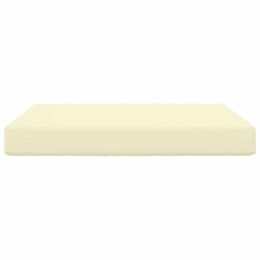Buiten bankkussen Crème 80 x 80 x 8 cm Polyester