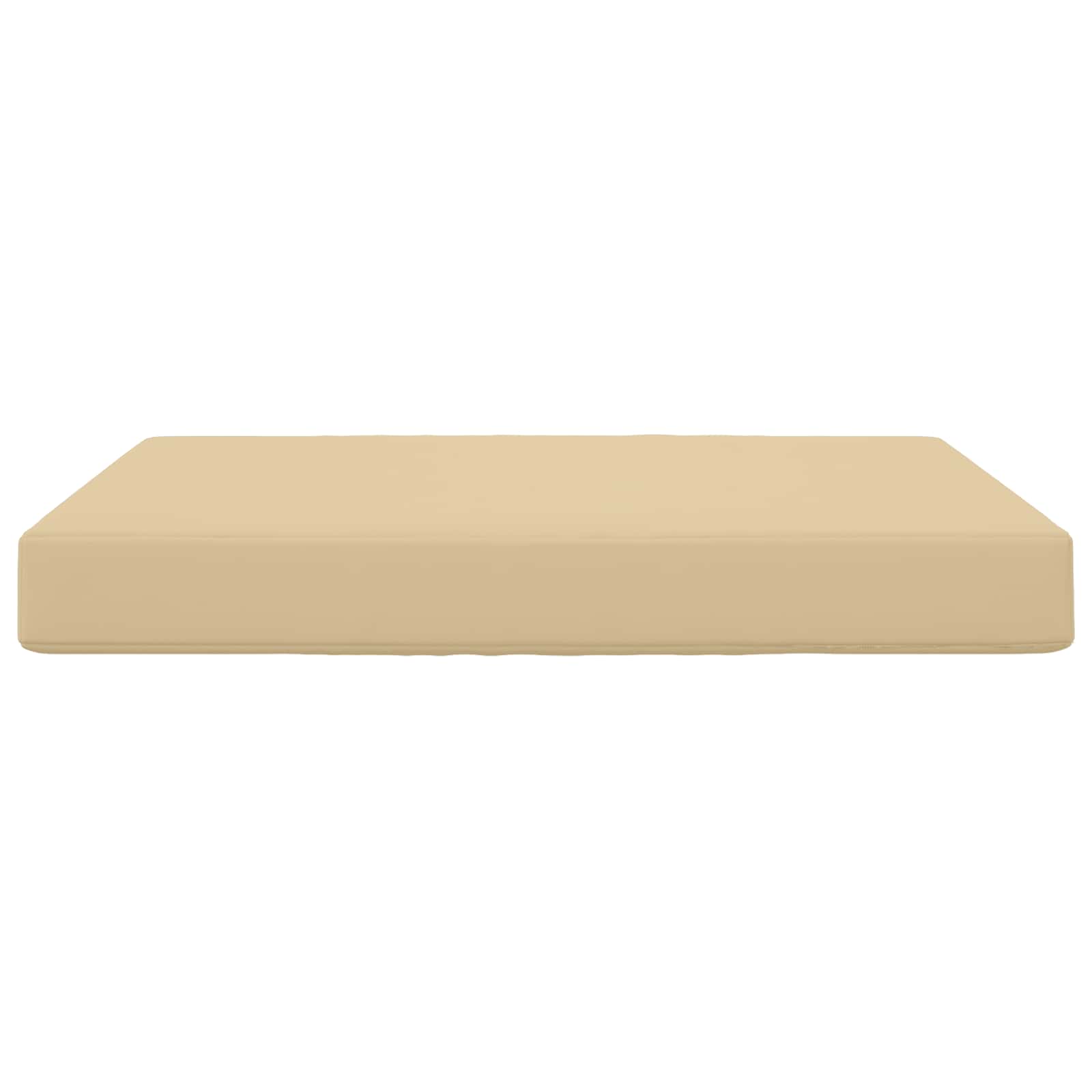 Buiten bankkussen Beige 80 x 80 x 8 cm Polyester
