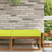 Bankkussen groen 80x80x8 cm polyester