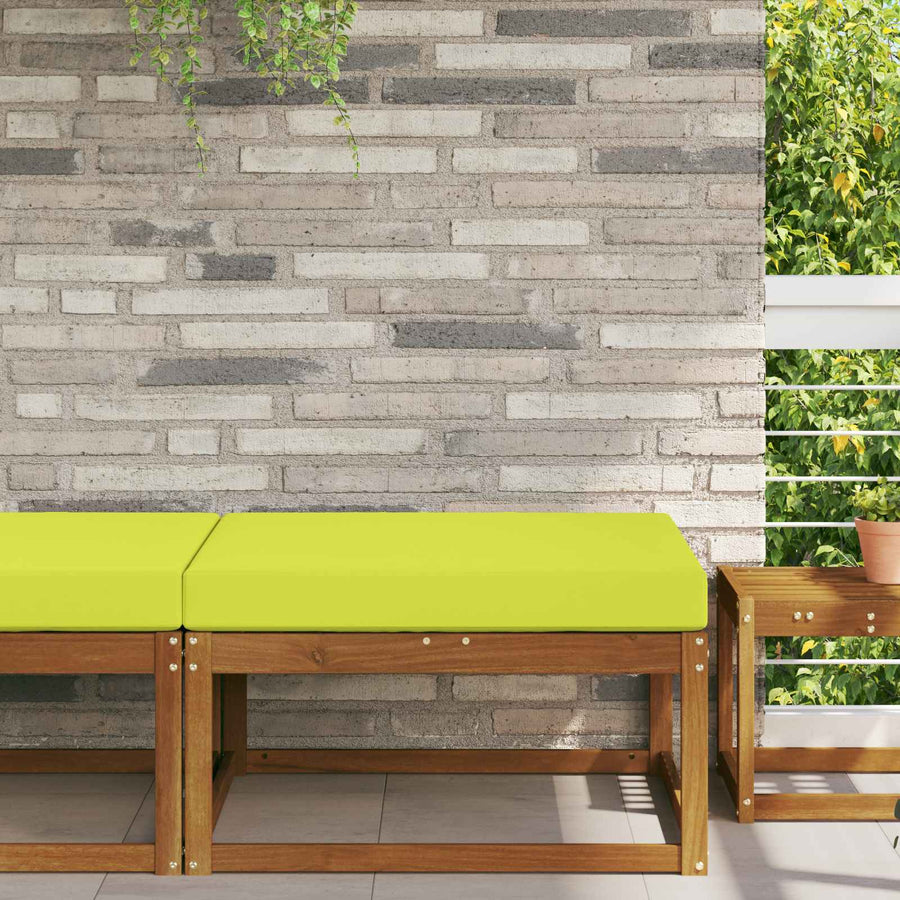 Buiten bankkussen Groen 80 x 80 x 8 cm Polyester