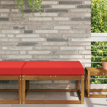 Buiten bankkussen Rood 80 x 80 x 8 cm Polyester