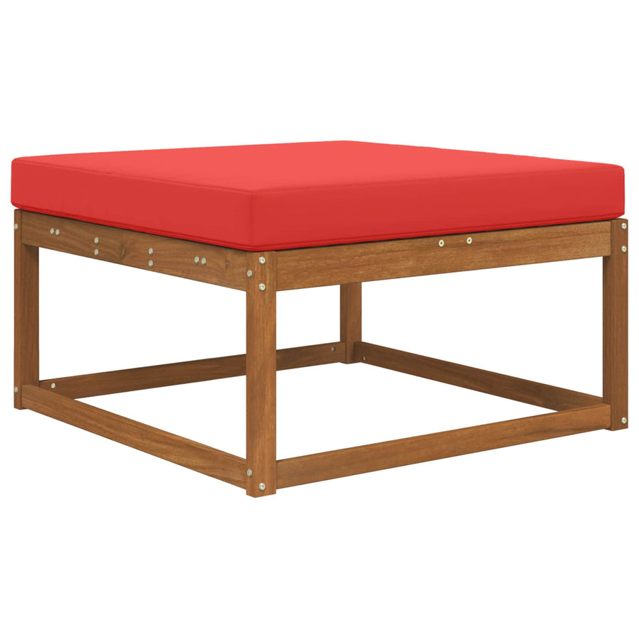 Buiten bankkussen Rood 80 x 80 x 8 cm Polyester