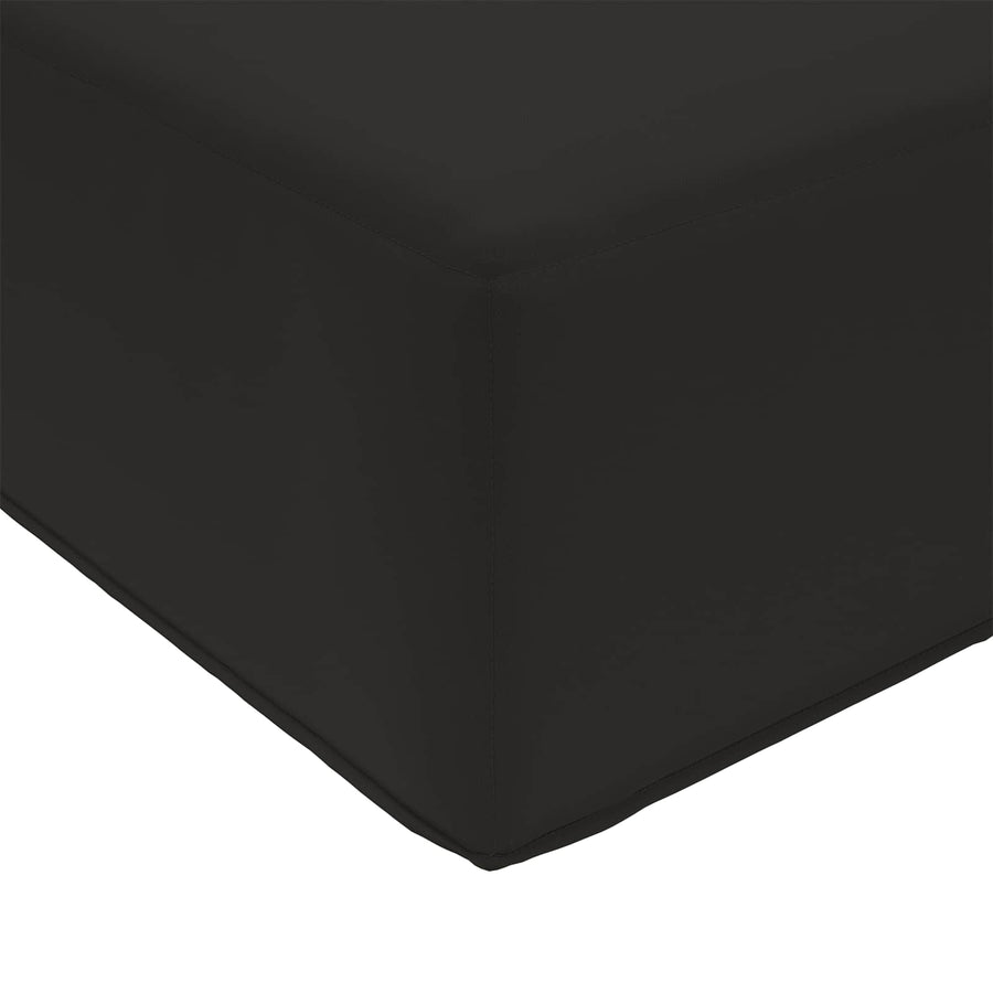 Buiten bankkussen Zwart 80 x 80 x 8 cm Polyester