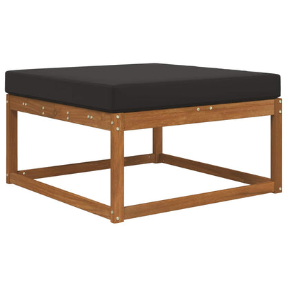 Buiten bankkussen Zwart 80 x 80 x 8 cm Polyester