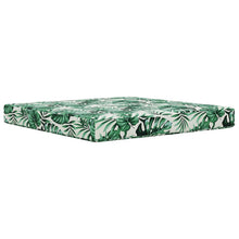 Buiten bankkussen Bladpatroon 80 x 80 x 8 cm Polyester