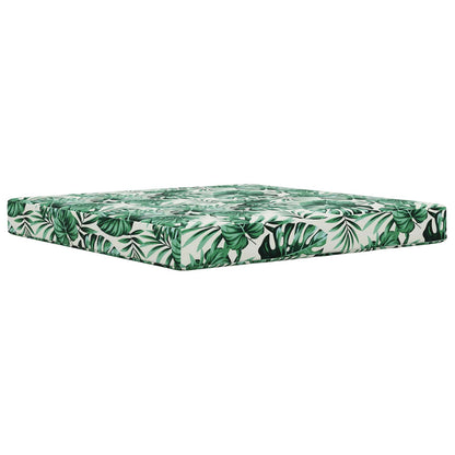 Buiten bankkussen Bladpatroon 80 x 80 x 8 cm Polyester