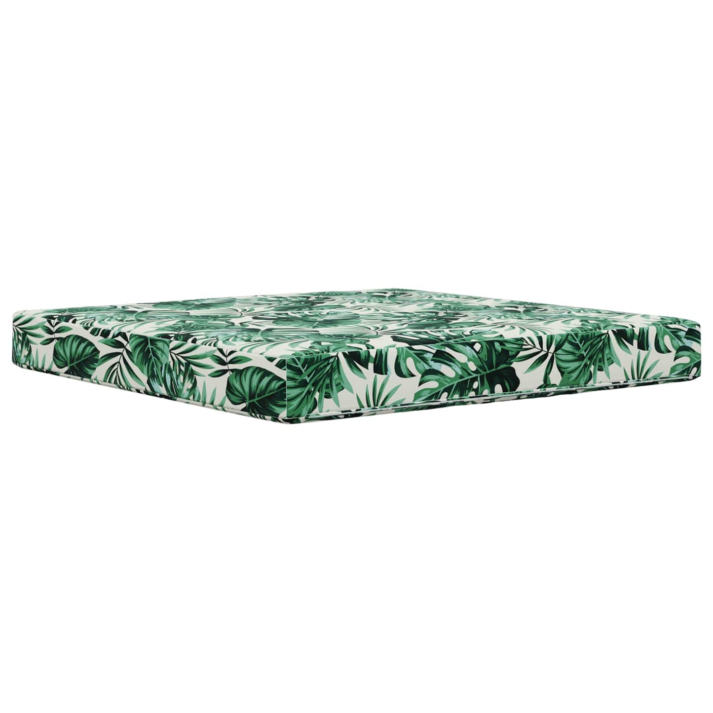 Buiten bankkussen Bladpatroon 80 x 80 x 8 cm Polyester