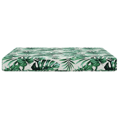 Buiten bankkussen Bladpatroon 80 x 80 x 8 cm Polyester