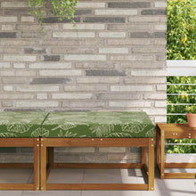 Buiten bankkussen Bladontwerp 80 x 80 x 8 cm Polyester