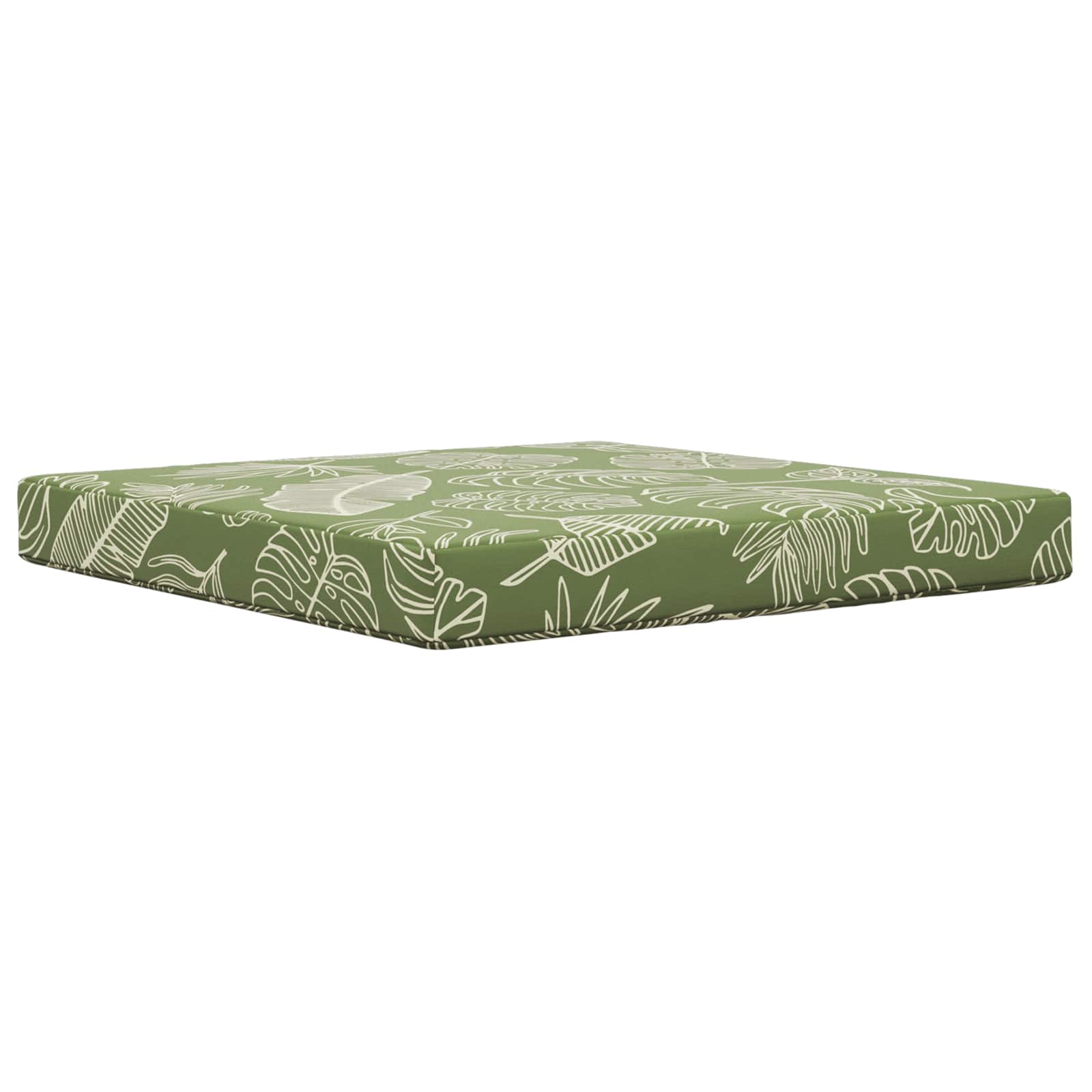 Buiten bankkussen Bladontwerp 80 x 80 x 8 cm Polyester