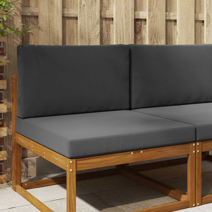 Buiten bankkussen 2 pcs Antraciet Polyester