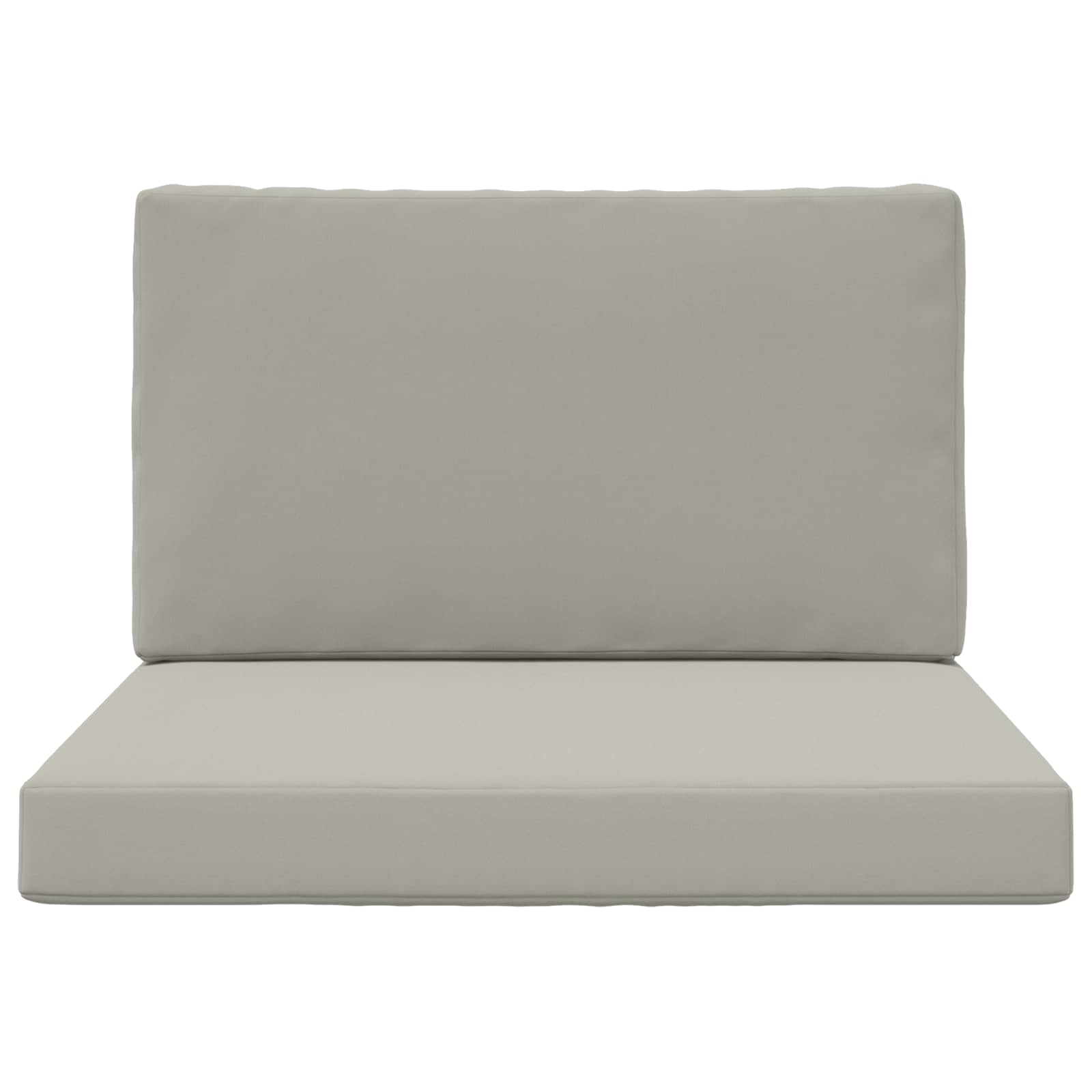 Buiten bankkussen 2 pcs Grijs Polyester
