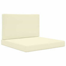 Buiten bankkussen 2 pcs Crème Polyester