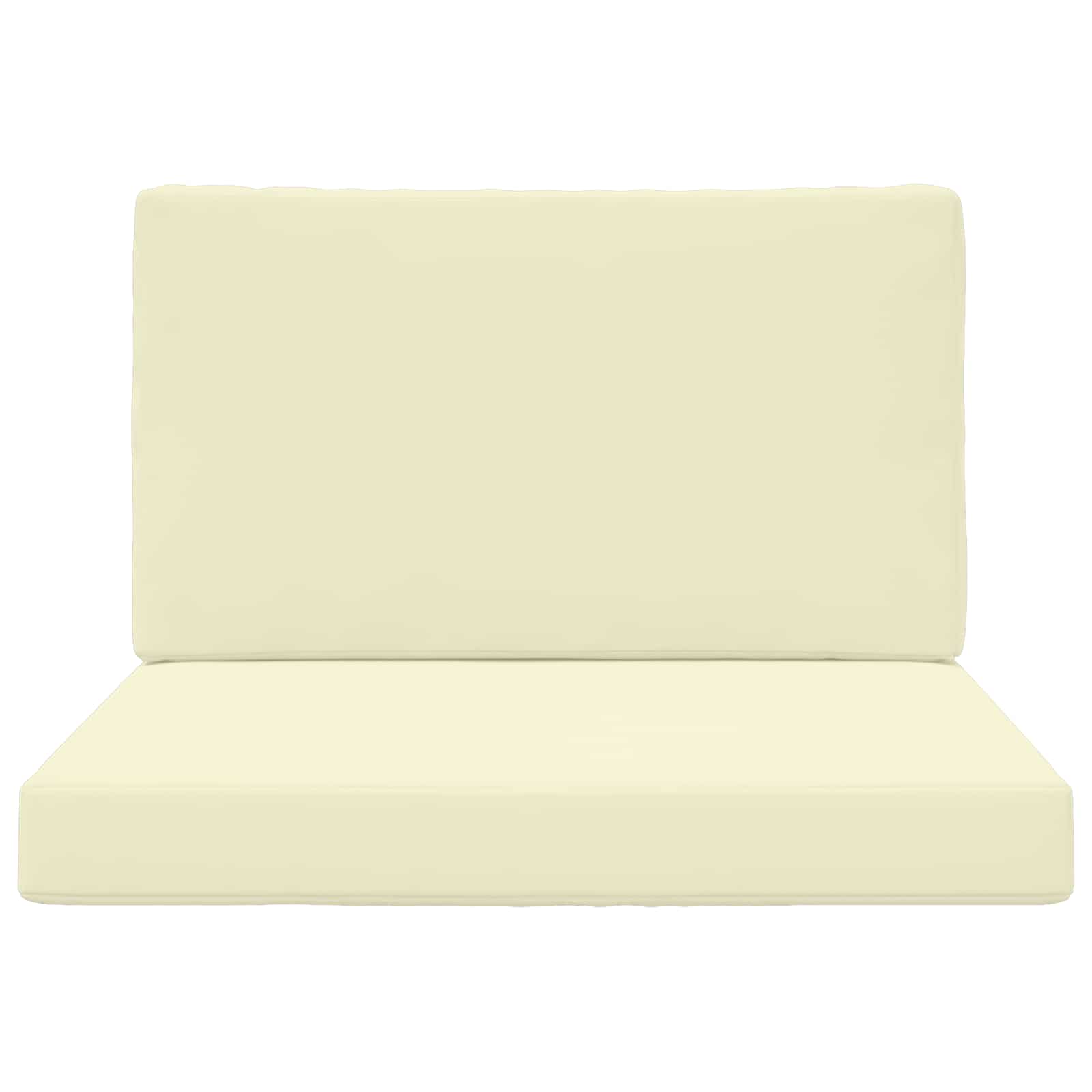 Buiten bankkussen 2 pcs Crème Polyester