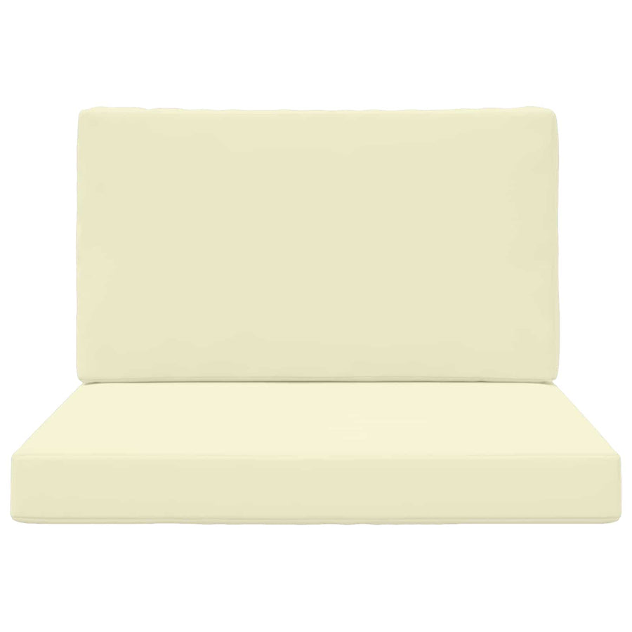 Buiten bankkussen 2 pcs Crème Polyester