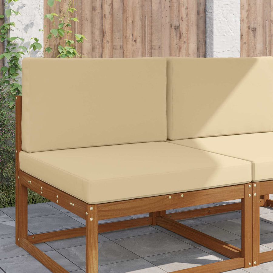 Buiten bankkussen 2 pcs Beige Polyester