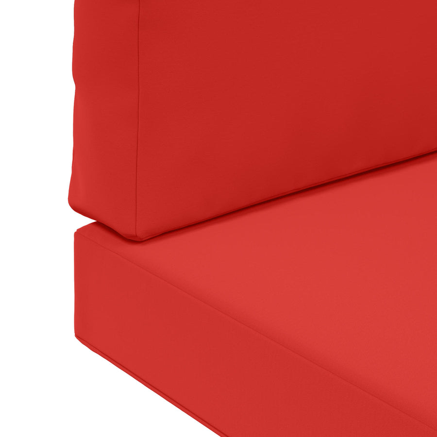 Buiten bankkussen 2 pcs Rood Polyester