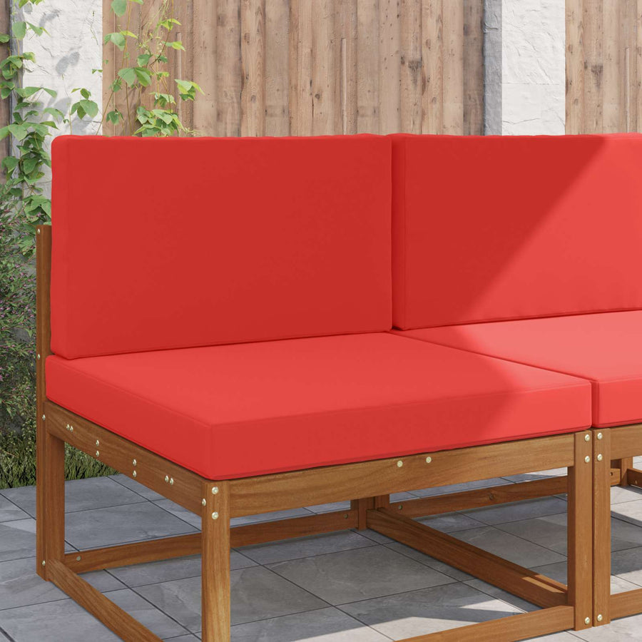 Buiten bankkussen 2 pcs Rood Polyester