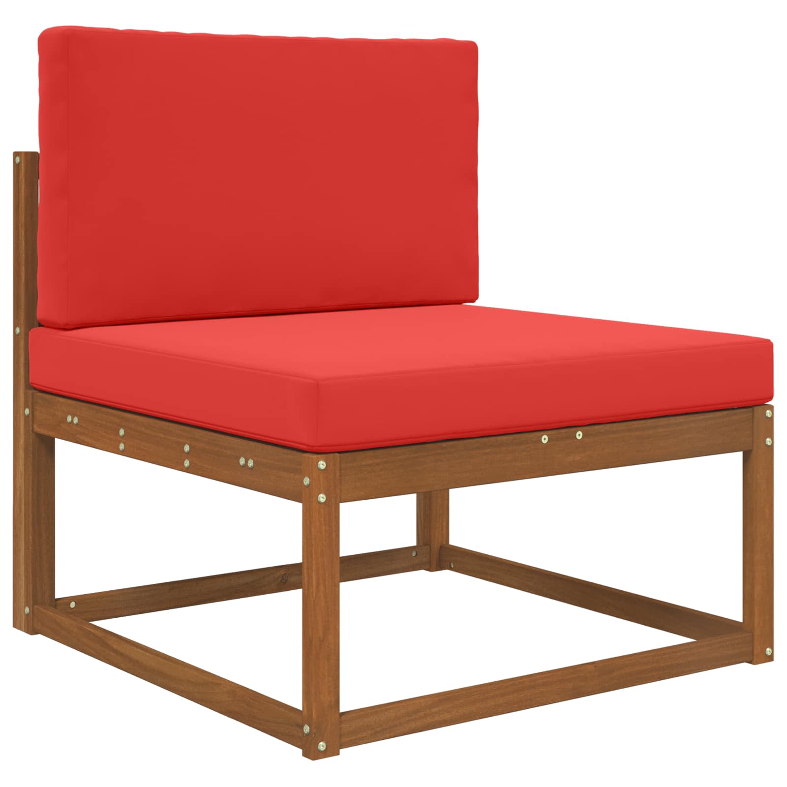 Buiten bankkussen 2 pcs Rood Polyester