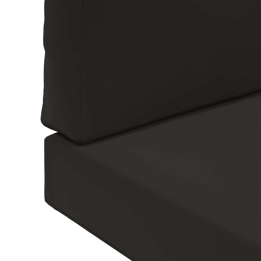 Buiten bankkussen 2 pcs Zwart Polyester