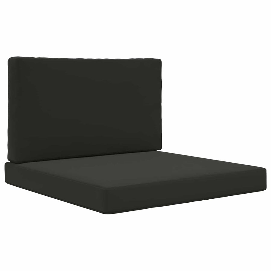 Buiten bankkussen 2 pcs Zwart Polyester