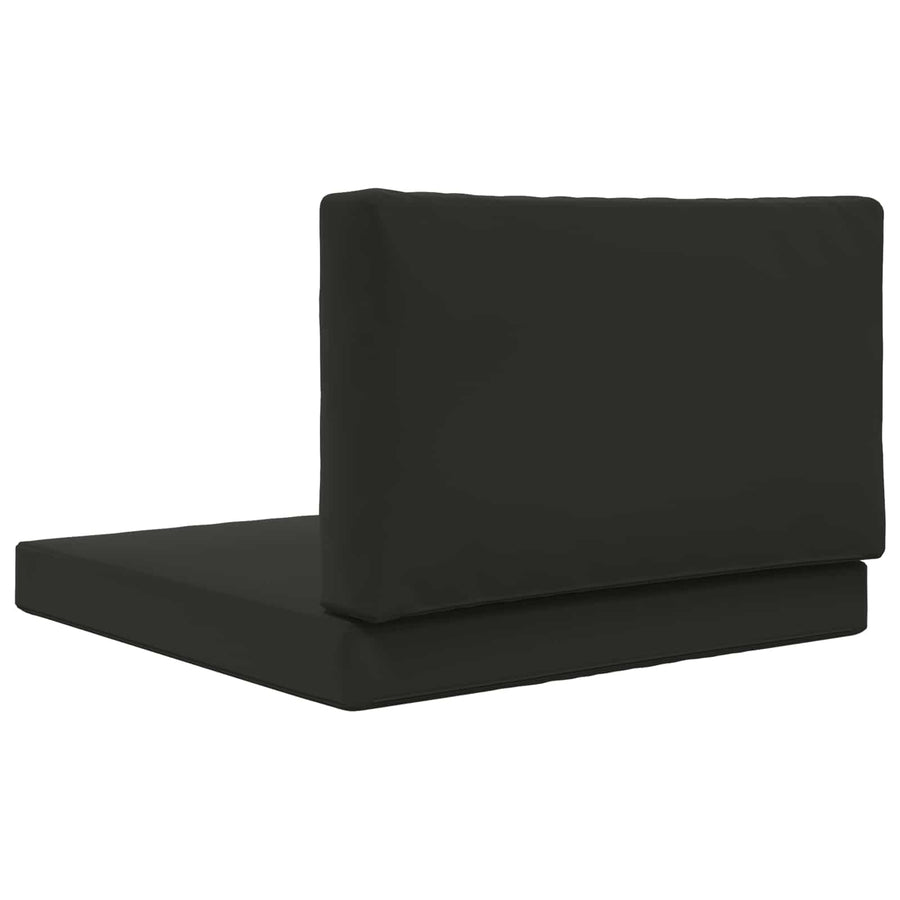 Buiten bankkussen 2 pcs Zwart Polyester