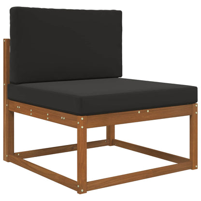 Buiten bankkussen 2 pcs Zwart Polyester