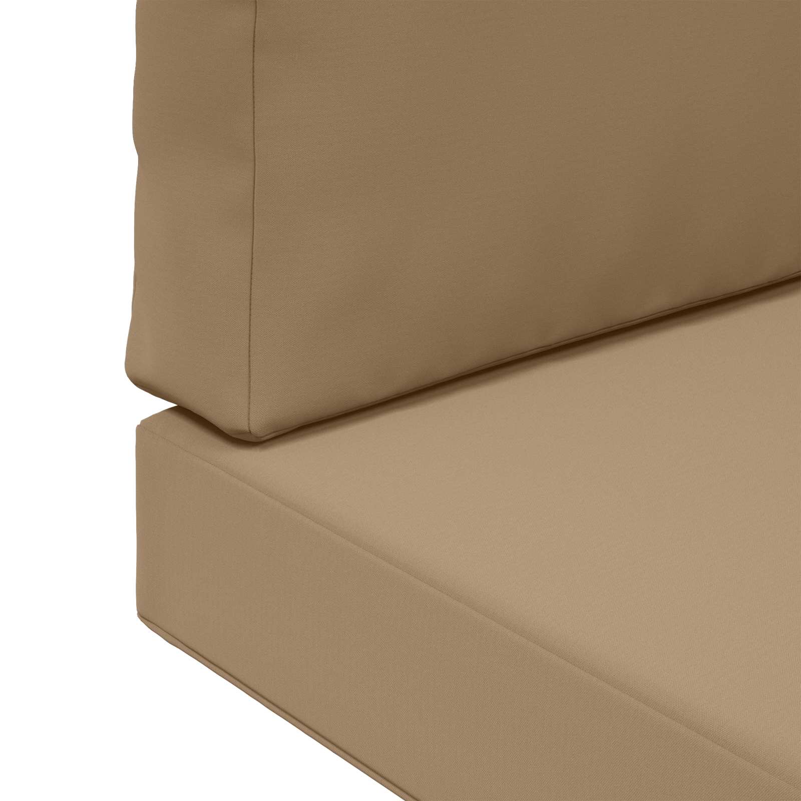 Buiten bankkussen 2 pcs Taupe Polyester