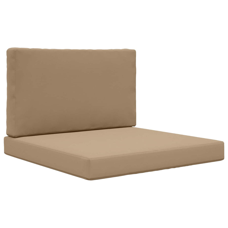 Buiten bankkussen 2 pcs Taupe Polyester