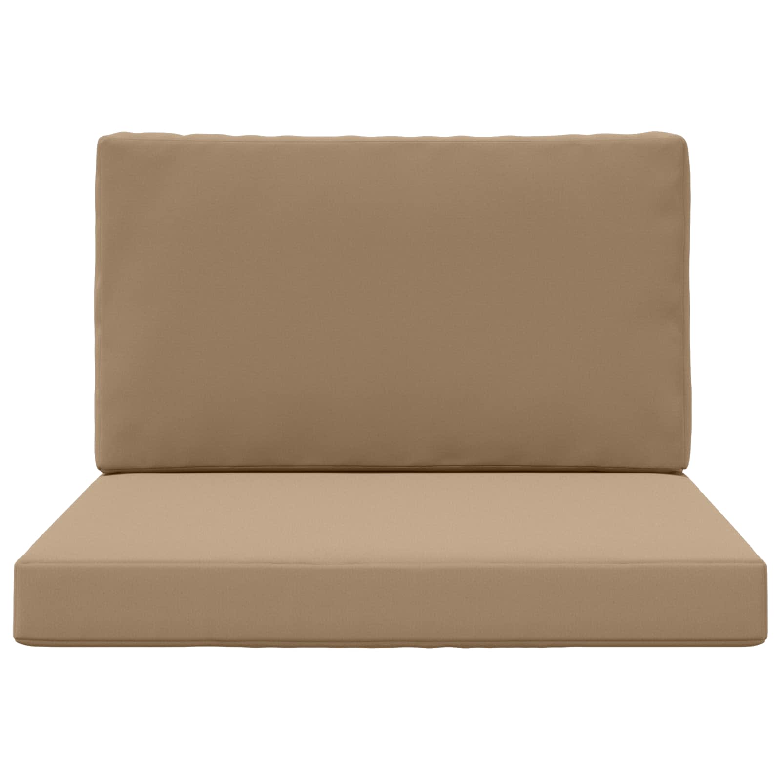 Buiten bankkussen 2 pcs Taupe Polyester