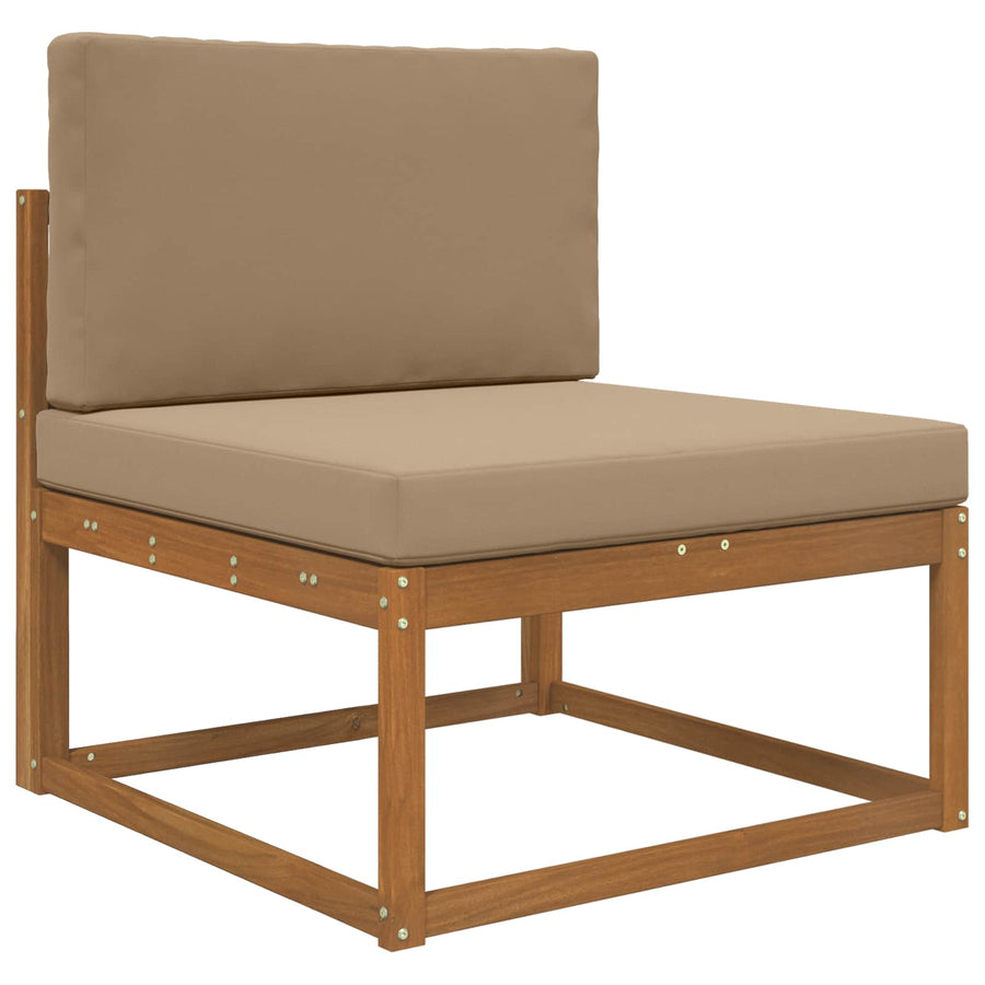 Buiten bankkussen 2 pcs Taupe Polyester
