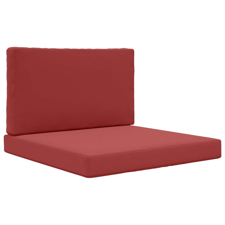 Buiten bankkussen 2 pcs Wijnrood Polyester