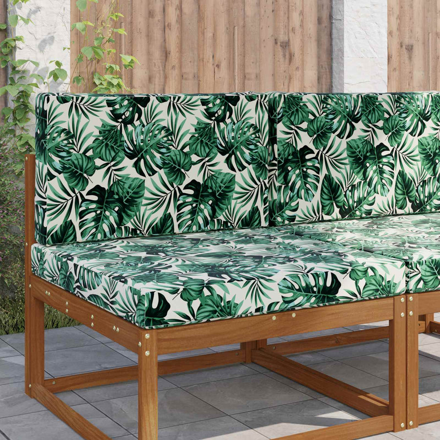 Buiten bankkussen 2 pcs Bladpatroon Polyester
