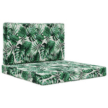 Buiten bankkussen 2 pcs Bladpatroon Polyester