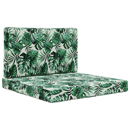 Buiten bankkussen 2 pcs Bladpatroon Polyester