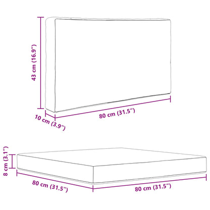Buiten bankkussen 2 pcs kleurrijk Polyester