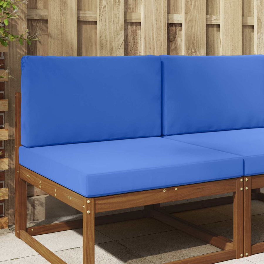 Buiten bankkussen 2 pcs Turquoise Polyester