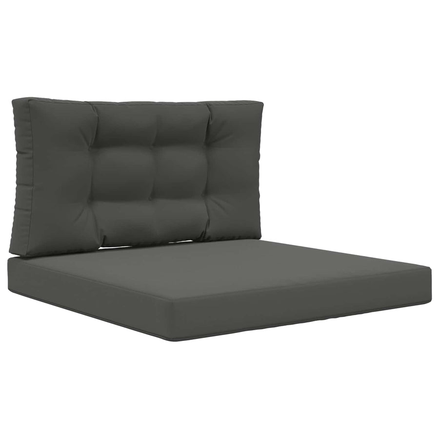 Buiten bankkussen 2 pcs Antraciet Polyester
