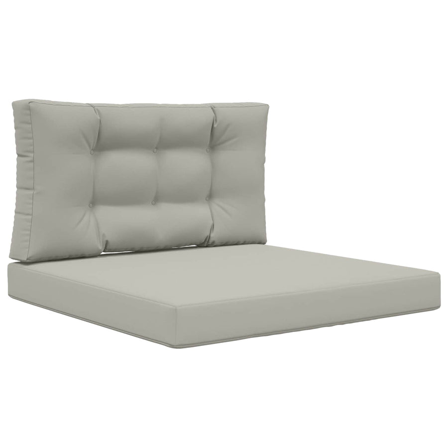 Buiten bankkussen 2 pcs Grijs Polyester