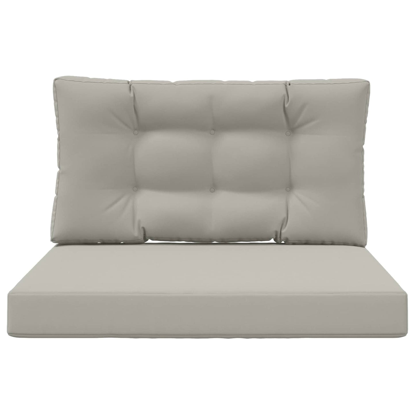 Buiten bankkussen 2 pcs Grijs Polyester