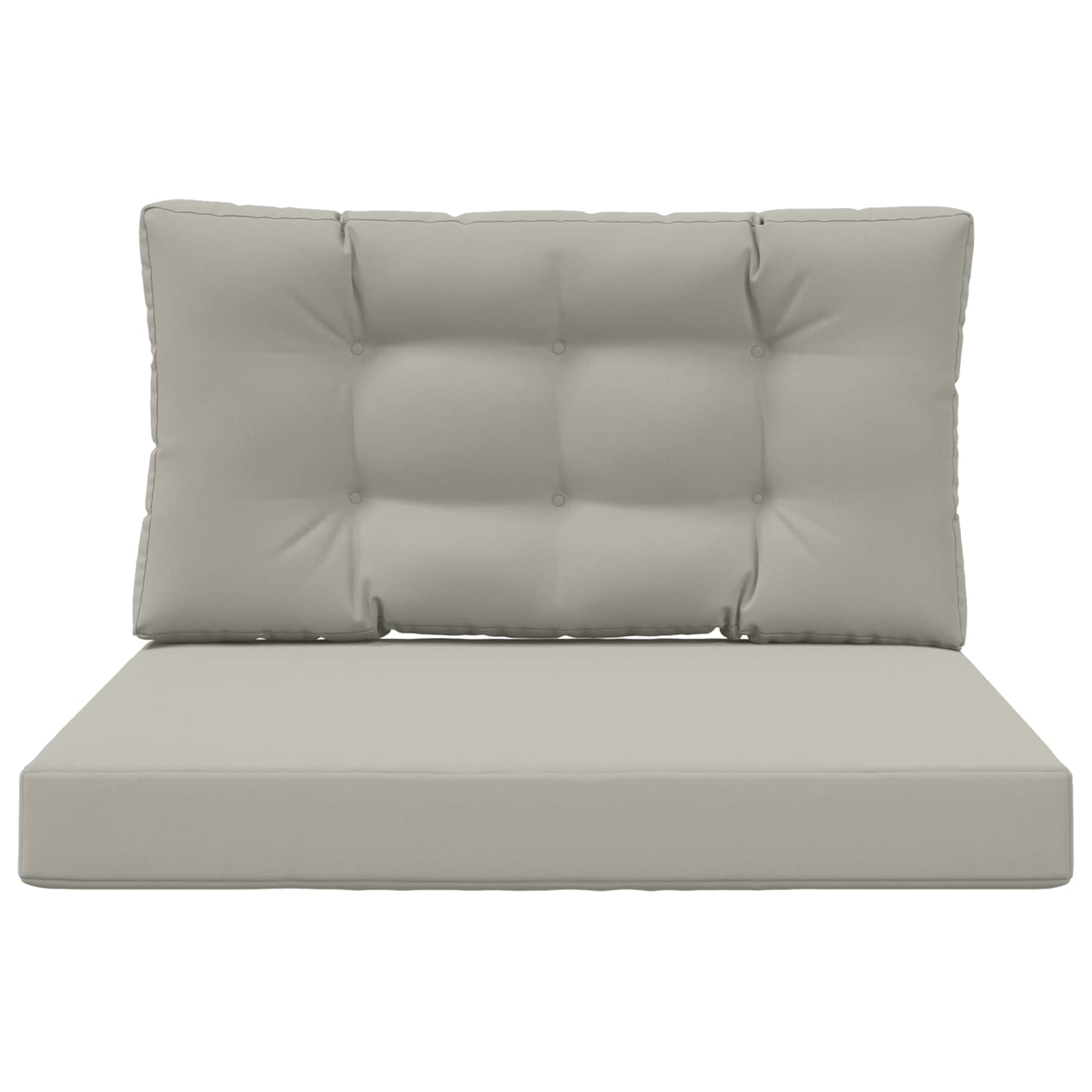 Buiten bankkussen 2 pcs Grijs Polyester