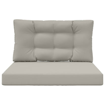 Buiten bankkussen 2 pcs Grijs Polyester