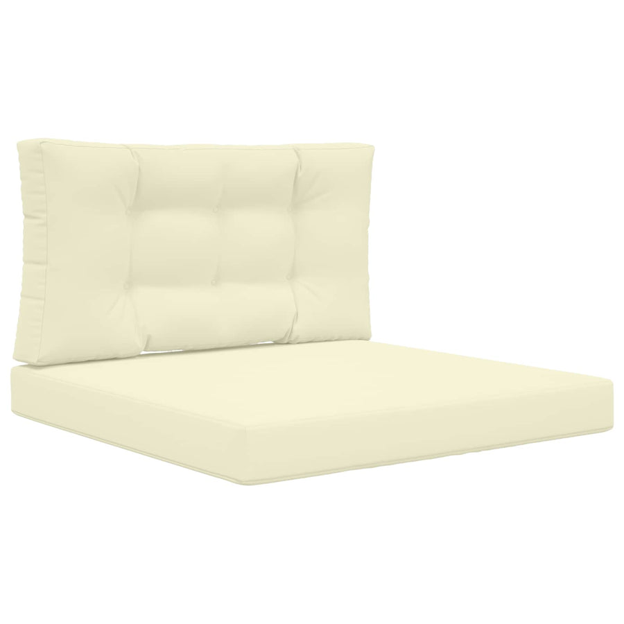 Buiten bankkussen 2 pcs Crème Polyester